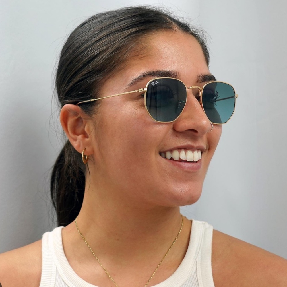 Ray-Ban Hexagonal Square Gradient Sunglasses #R07… - image 8